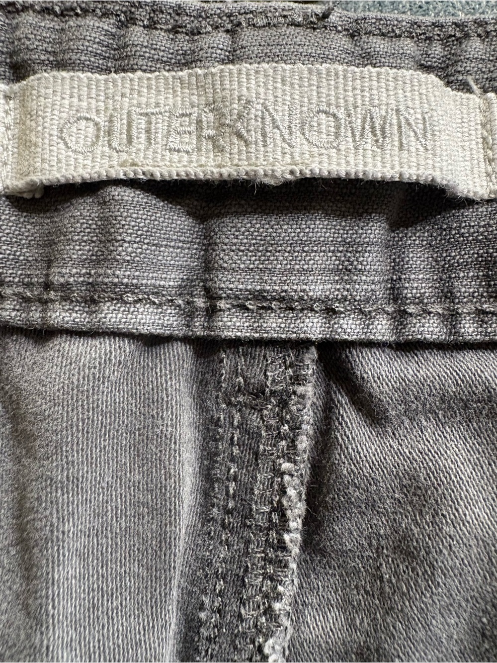 Outerknown Field Pant – Charcoal Gray – Size 31x31 (Cinch Tabs, Older Style) - Picture 4 of 8